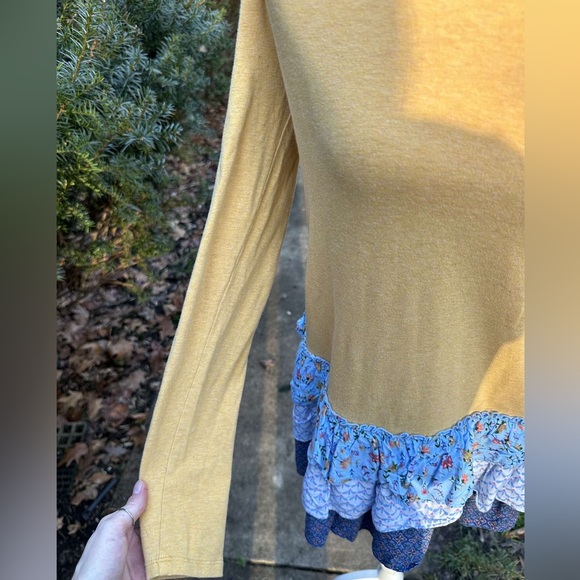 Matilda Jane Weekend Vibes Ruffled Top Size small - Picture 3 of 8